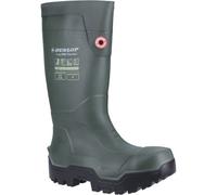DUNLOP FieldPro Thermo+ - Unisex Full Safety Sneaker Fit Waterproof Work Boots, Heritage Green, Thermal Insulated and Slip-Resistant Wellies with Composite Toecap for Outdoor and Farm Use - EU43, UK9