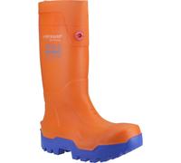 Dunlop Wellington Boots Purofort Fieldpro Thermo+ Full Safety Orange Size 6