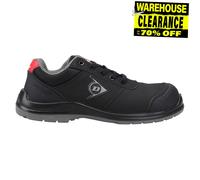 Dunlop First One Adv-Evo Mens Safety Shoes Nubuck Leather Work Shoes Black