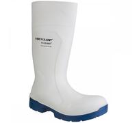 Dunlop - PUROFORT MULTIGRIP Safety Wellington Boot White Blue Green