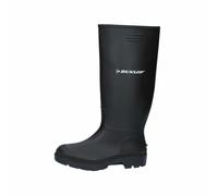 Dunlop Full Length Wellington Boots Wellies Waterproof Rain Black Green 3-13 197