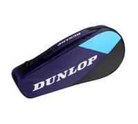 Dunlop FX Club 3 Racket Bag - Tennis Bag for up to 3 Racquets, Violet/Black/Cyan