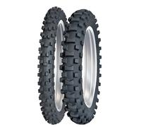 TYRE PAIR DUNLOP 80/100-21 51M + 110/100-18 64M GEOMAX AT82