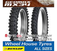 Dunlop Motorcycle Tyre Geomax MX34 120/80-19 63M Crossply