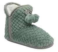 Dunlop Heather Bootie Slippers Ladies (Sage Green, UK Footwear Size System, Adult, Women, Numeric, Medium, 6)