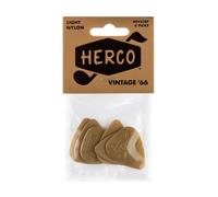 Dunlop Herco HEV210P Vintage 66 Guitar Picks Player Pack 6 x Light Plectrums