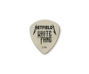 Dunlop Hetfield's White Fang Custom Flow Picks, Player's Pack, 6 Pcs., White 1.1