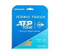 DUNLOP Iconic Touch 17G Natural 12m Tennis String Set - Soft Feel Multifilament String