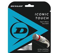 Dunlop Iconic Touch Tennis String, 16g/1.30mm, 12m Set, Natural Colour