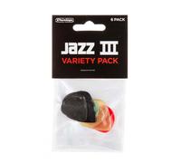 Dunlop Jazz III Picks Variety Pack (6 Pack)