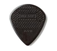 Dunlop JD-471P3S Nylon Max-Grip Jazz III Black Stiffo 1.38mm 6 Pack