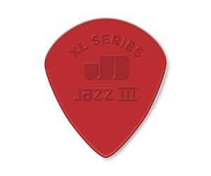Dunlop JD-47PXLN Nylon Jazz III XL Red 1.38mm 6 Pack