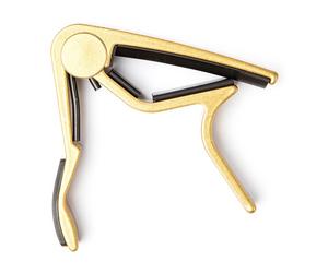 Dunlop JD 83CG Acoustic Guitar Curved Trigger Capo In Gold