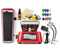 Dunlop JD4S Rotovibe Chorus/Vibrato Guitar Effects Rotating Speaker Simulator Pedal Expression FX with Tonebird MXR Patch, Multi-Tool, Picks, Polish Bundle