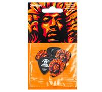 Dunlop Jimi Hendrix Picks 6 Pack Voodoo Fire