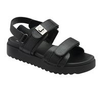 DUNLOP Joanna Open-Toe Slingback Sandals (Black, UK Footwear Size System, Adult, Women, Numeric, Medium, 5)