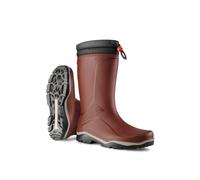 DUNLOP Kids Blizzard Snow Boots, Lined Winter Wellies, Burgundy, UK 2.5