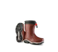 Dunlop Kids Blizzard Snow Boots, Lined Winter Wellies, Burgundy, UK 2 | Snow boots for girls and boys, 100% waterproof, PVC, Lace-up design for extra comfort, Thermal insulation down to -15°C