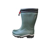 DUNLOP Kids Blizzard Snow Boots, Lined Winter Wellies, Green, UK 1