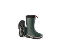 DUNLOP Kids Blizzard Snow Boots, Lined Winter Wellies, Green, UK 11.5