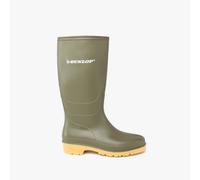 Dunlop Kids Unisex DULL Junior Wellington Boots Green - Size UK 6