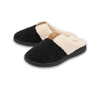 Dunlop Ladies Charlotte II Slippers - Black - UK 4