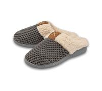 Dunlop Ladies Charlotte II Slippers - Charcoal - UK 7