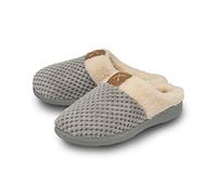 Dunlop Ladies Charlotte II Slippers - Grey - UK 3