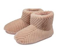 DUNLOP Ladies Cosy Bootee Slippers - Pink - UK 6