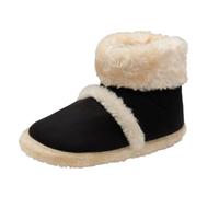 DUNLOP Ladies Slippers Comfortable Booties Ladies Quality Ankle Slippers Memory Foam Boots
