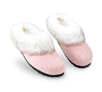 Faux Fur Slippers Dunlop Pink 8