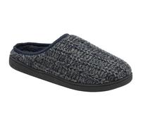 Dunlop 'Lee' Men's Fleece Lined Mule Slippers (Navy, uk_footwear_size_system, adult, men, numeric, medium, numeric_10)