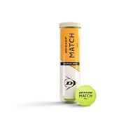 DUNLOP Tennis Ball Match Pro for Clay, Hard Courts and Grass (4 balls)