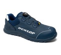 Dunlop Matt Microfiber Mens Navy/White Safety Trainers - Size UK 12