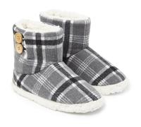 Dunlop Memory Foam Faux Sheepskin Fur Plush Bootie Slippers for Women