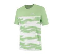 DUNLOP Men’s Game Tee 3 - White/Fair Green | Performance Tennis/Padel T-Shirt