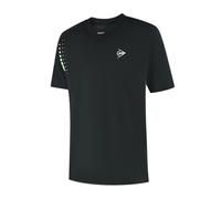 DUNLOP Men’s Game Tee 5 - Black/Fair Green | Performance Tennis/Padel T-Shirt