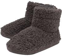 DUNLOP - Mens Warm Indoor Memory Foam Furry Sherpa Ankle Boot Slippers