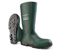 Dunlop Men's Acifort Jobguard Full Safety Wellington Boots - Heritage Green