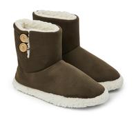 Dunlop Mens Botton Bootie Slippers Slip On Warm Lining Comfortable Stylish