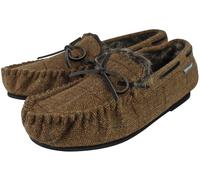 Dunlop Mens Cushioned Memory Foam Moccasin Slippers - - Size: 9