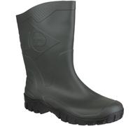 Dunlop Mens Dee Calf Height Waterproof PVC Welly Wellington Boots