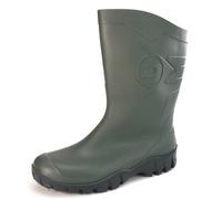 Dunlop Mens Dee Calf Length Wellington Unisex - Green - Size UK 9