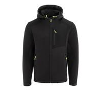 DUNLOP Mens Hyb Fleece Jacket Black XXL