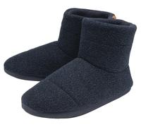Dunlop Mens Indoor Boot Slippers with Memory Foam (6 Sizes) - 10 UK - Navy