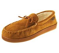 DUNLOP Mens Joshua Suede Warm Comfy Moccasin Slippers