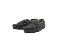 Dunlop Men's Moccasin Slippers with Memory Foam in Grey | Size: 12 Dunlop Grey 12