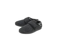 Dunlop Men's Orthapedic Easy Close Velcro Slippers in Grey | Size: 9 Dunlop Grey 9