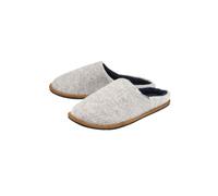 Dunlop Men's Plush Lined Mule Slippers With Memory Foam in Light Grey | Size: 11 Dunlop Light Grey 11