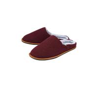 Dunlop Men's Plush Lined Mule Slippers With Memory Foam in Red | Size: 7 Dunlop Red 7